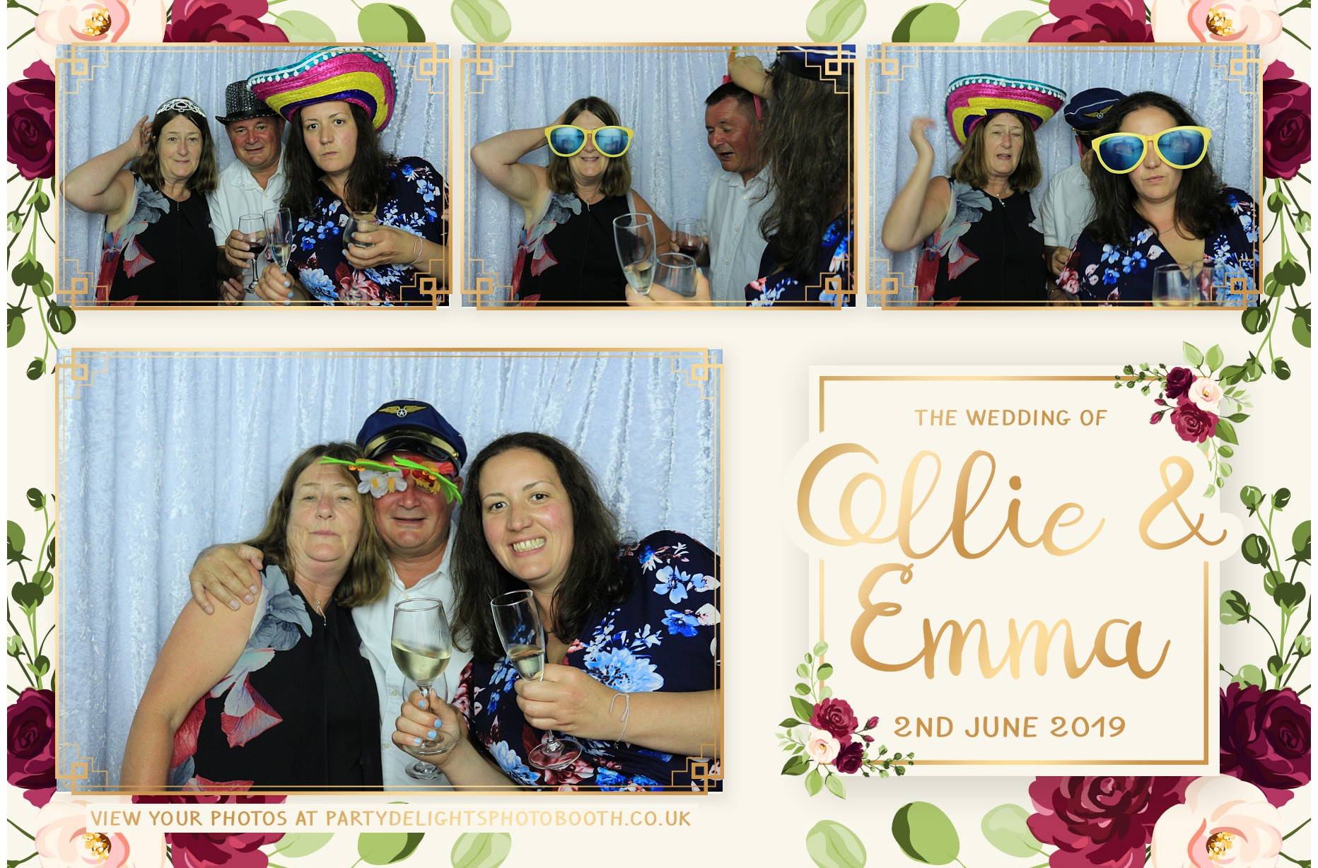 Ollie and Emma’s Wedding - Prints | View more photos from the event at gallery.partydelightsphotobooth.co.uk/u/PartyDelightsPhotoBooth/Ollie-and-Emma’s-Wedding-Prints